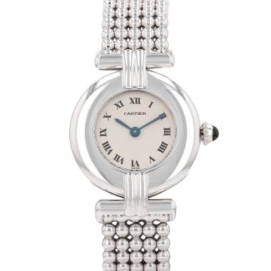 Montre Cartier Colisee en or blanc Ref: Cartier - 1981  Vers 1996