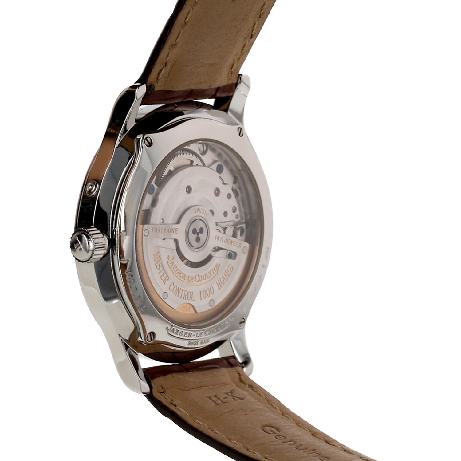 Orologio Jaeger-LeCoultre Master Control in acciaio Ref: Jaeger-LeCoultre - 140.8.38S  Circa 2000 - Detail D3