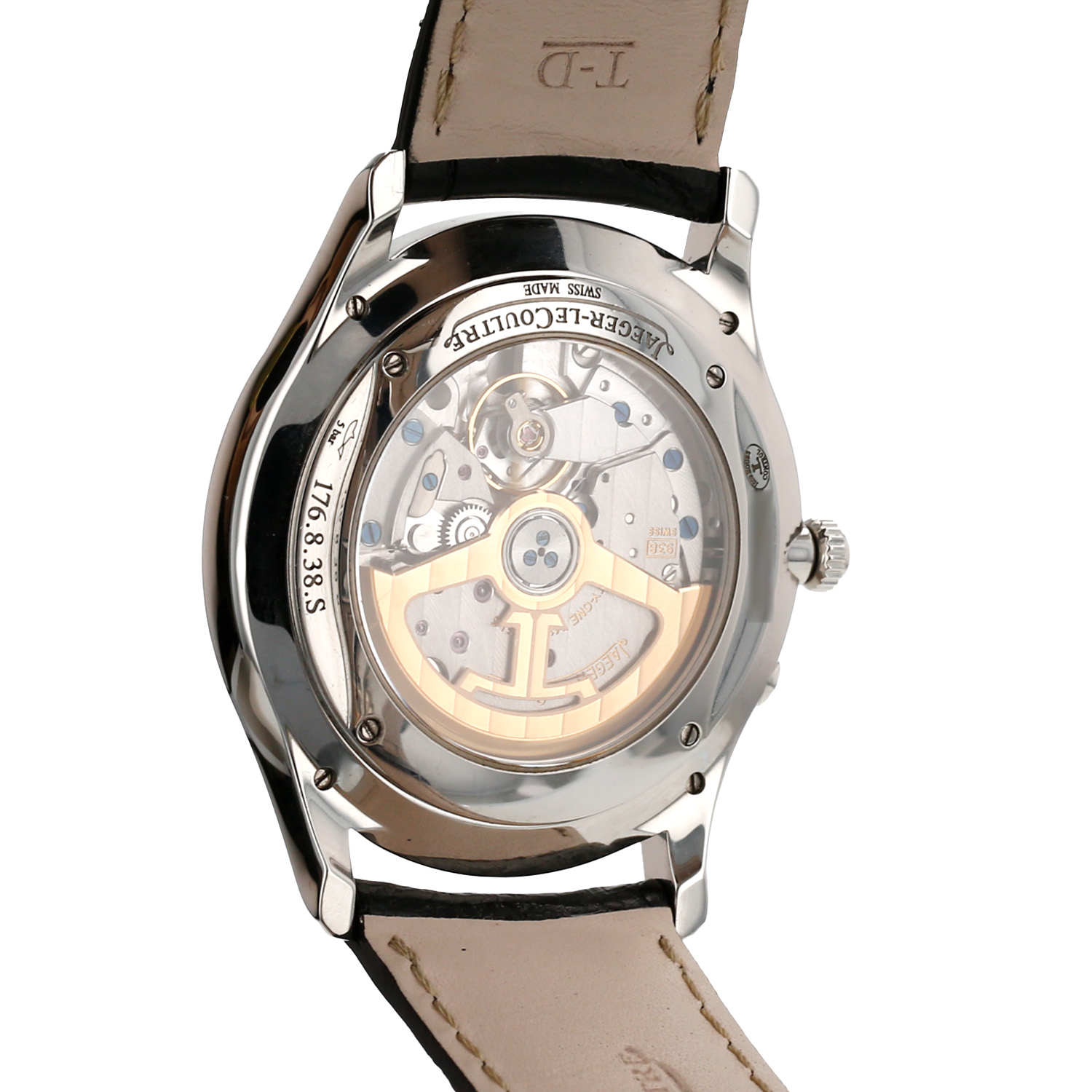 Orologio Jaeger-LeCoultre Master Ultra Thin Moon in acciaio Circa 2010 - Detail D3