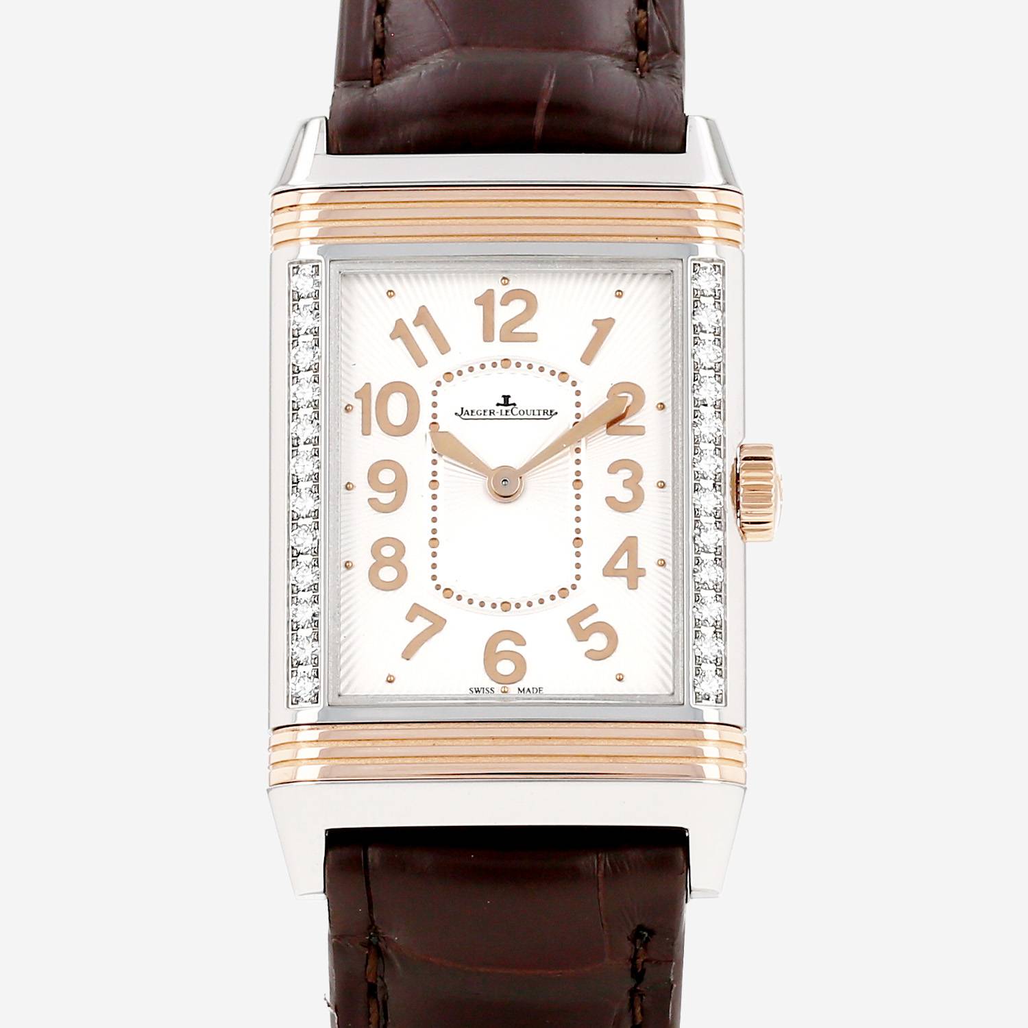 Orologio Jaeger-LeCoultre Lady Ultra Thin in oro rosa e acciaio Ref: Jaeger-LeCoultre - 268.D.47  Circa 2010
