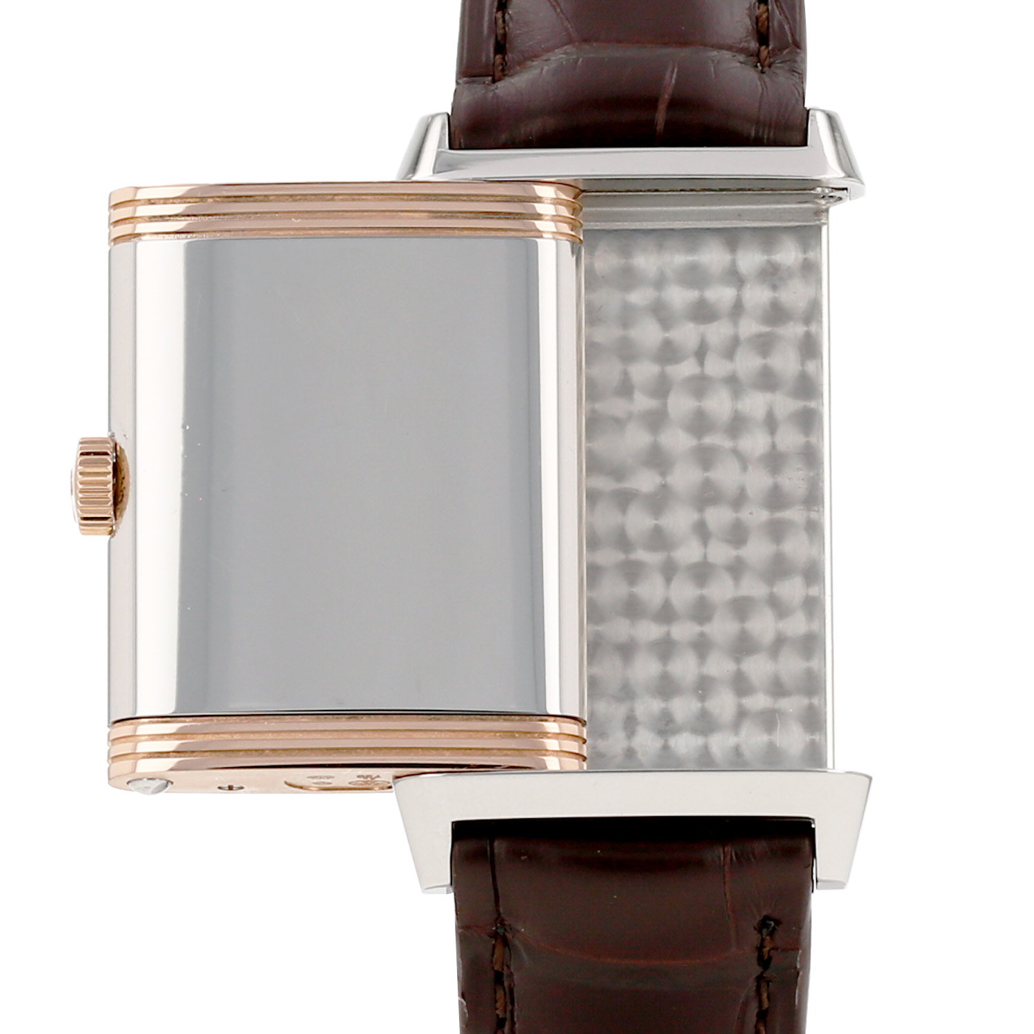 Jaeger-LeCoultre Lady Ultra Thin  in pink gold and stainless steel Ref: Jaeger-LeCoultre - 268.D.47  Circa 2010 - Detail D3