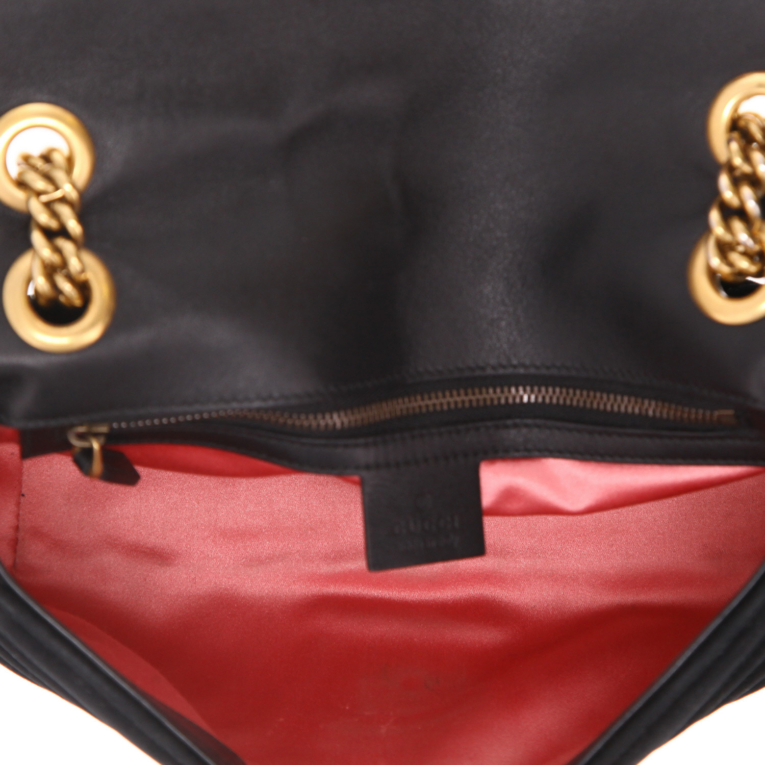 Bolso de mano Gucci  GG Marmont en terciopelo negro - Detail D3