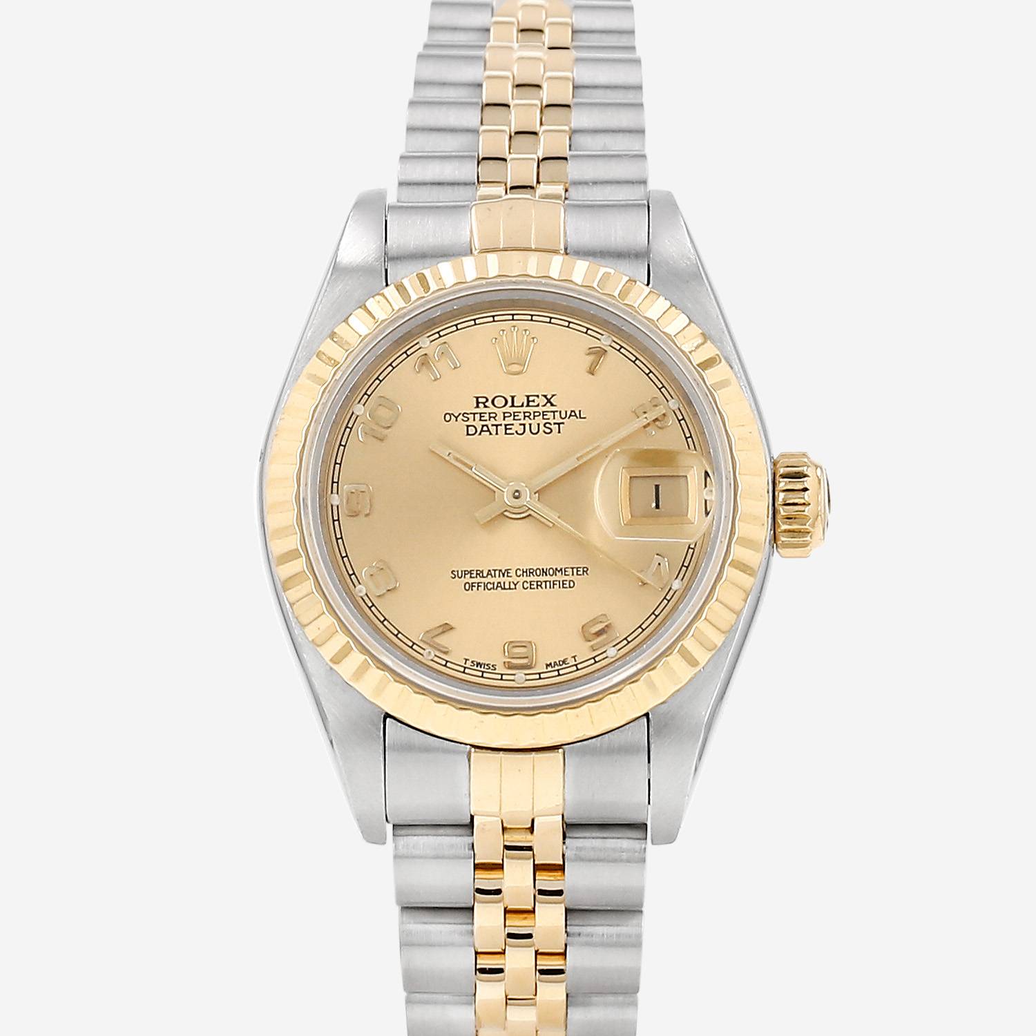 Rolex Datejust Lady  in gold and stainless steel Ref: Rolex - 69173  Circa 1991