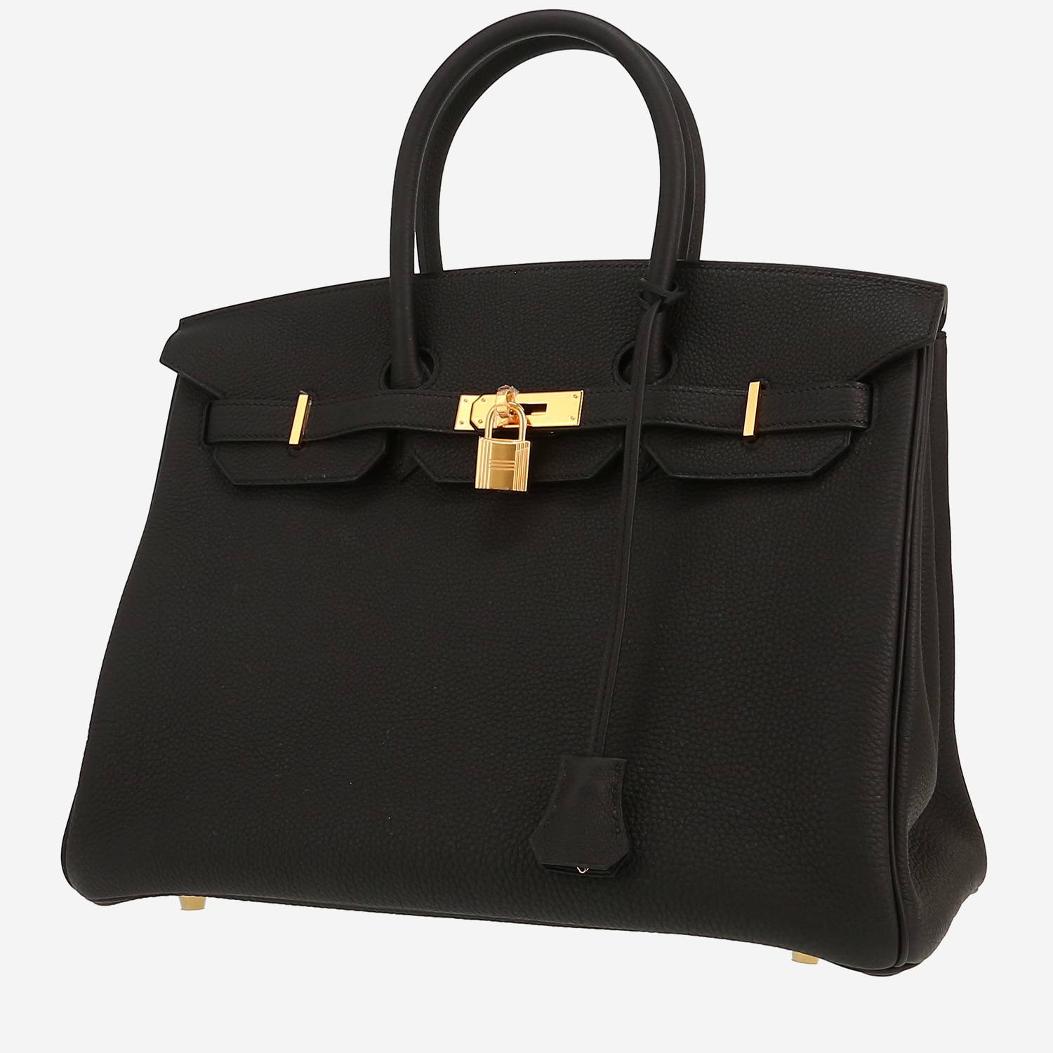 Borsa Hermès  Birkin 35 cm in pelle togo nera