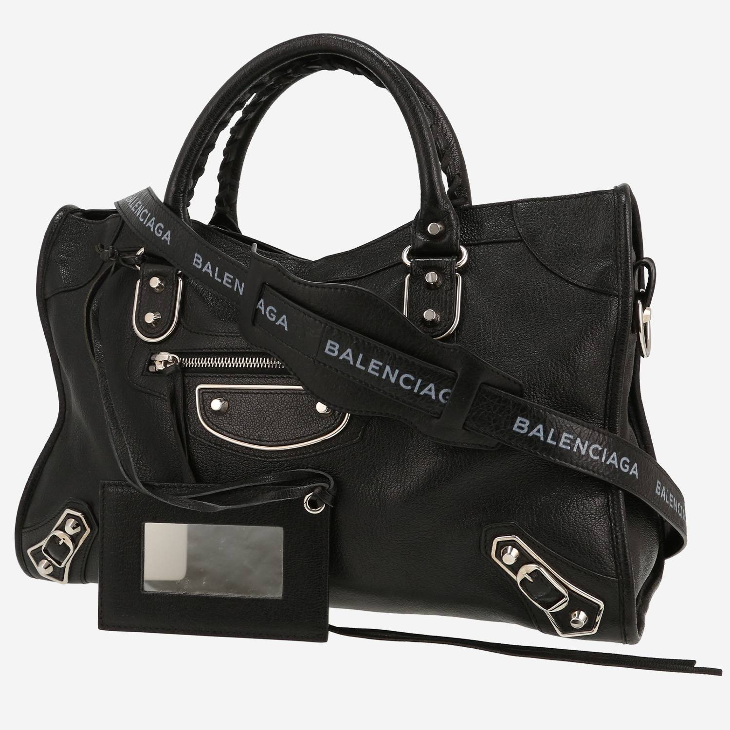 Bolso de mano Balenciaga  City en cuero negro
