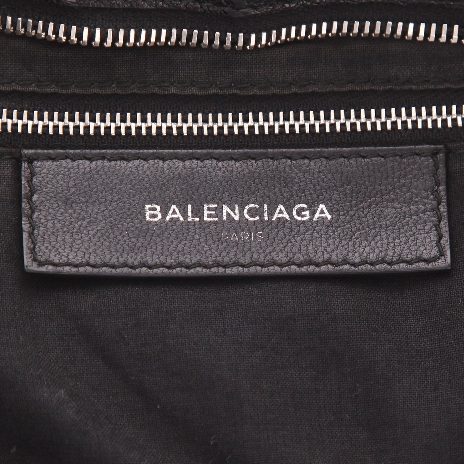 Balenciaga  City handbag  in black leather - Detail D2
