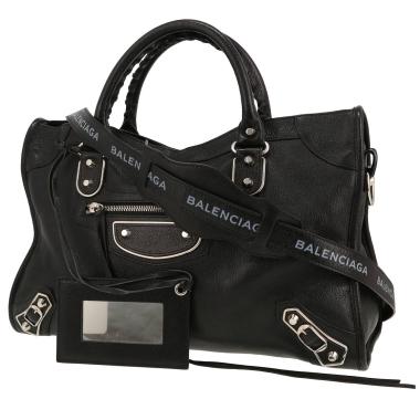 Balenciaga  City handbag  in black leather