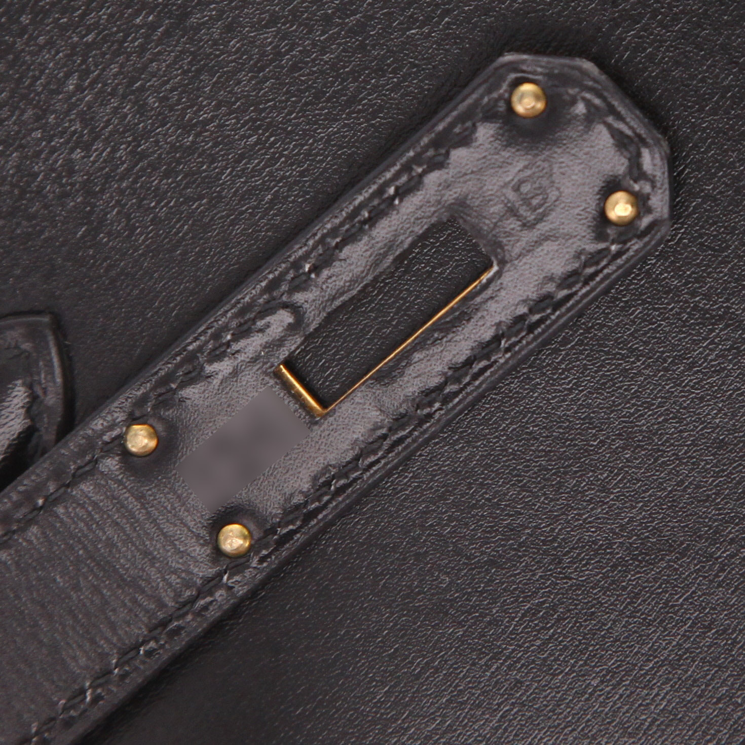 Sac à main Hermès  Kelly 28 cm en cuir box noir - Detail D4