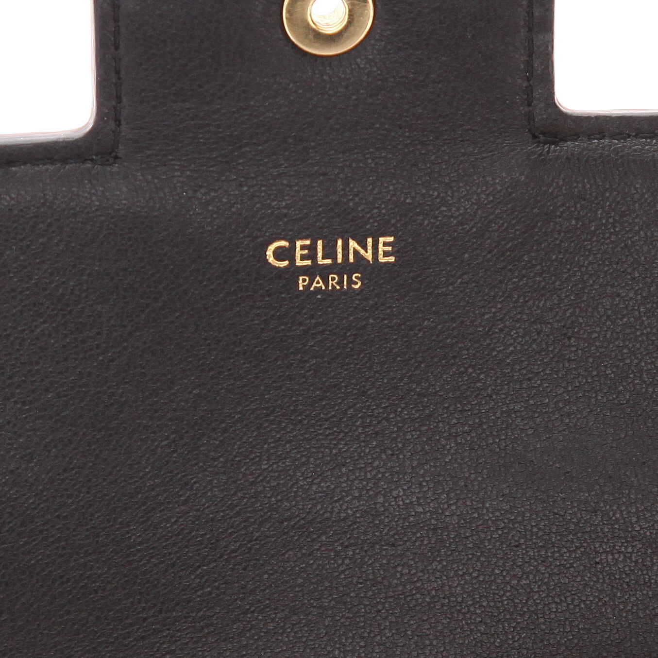 Borsa Celine  Maillon Triomphe in pitone nero - Detail D2