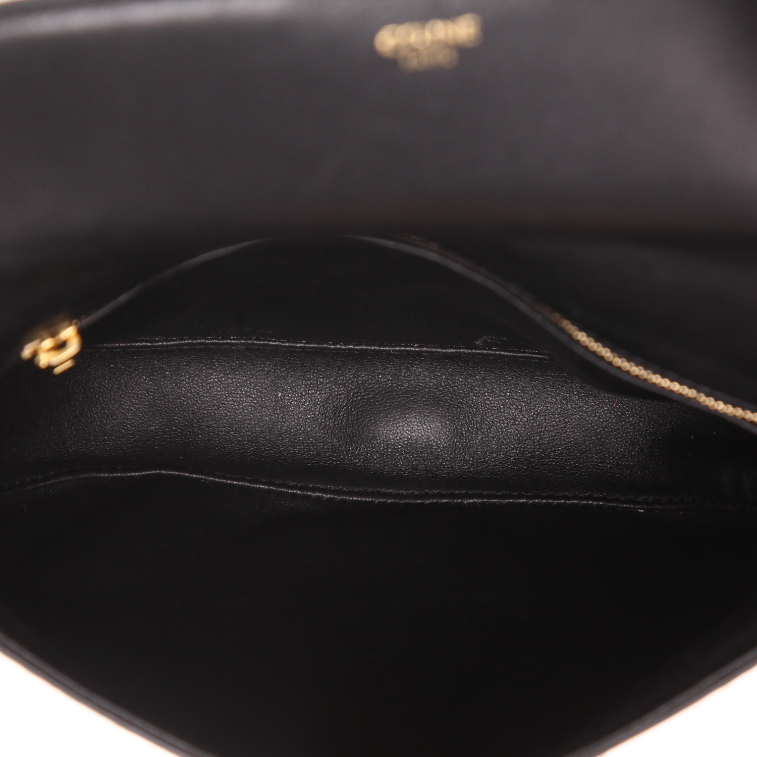 Borsa Celine  Maillon Triomphe in pitone nero - Detail D3