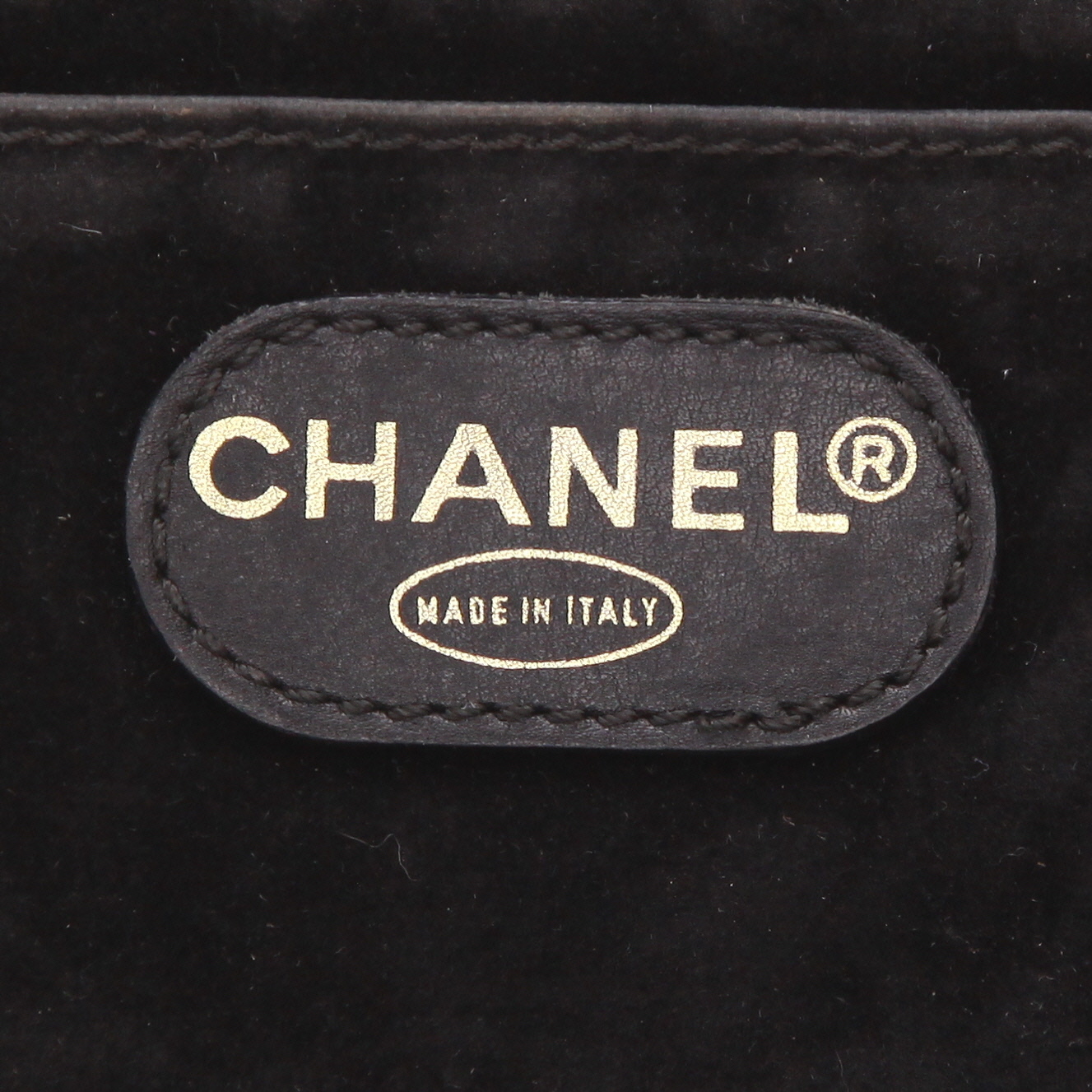 Chanel  Vanity vanity case  in black Ardenne leather - Detail D2