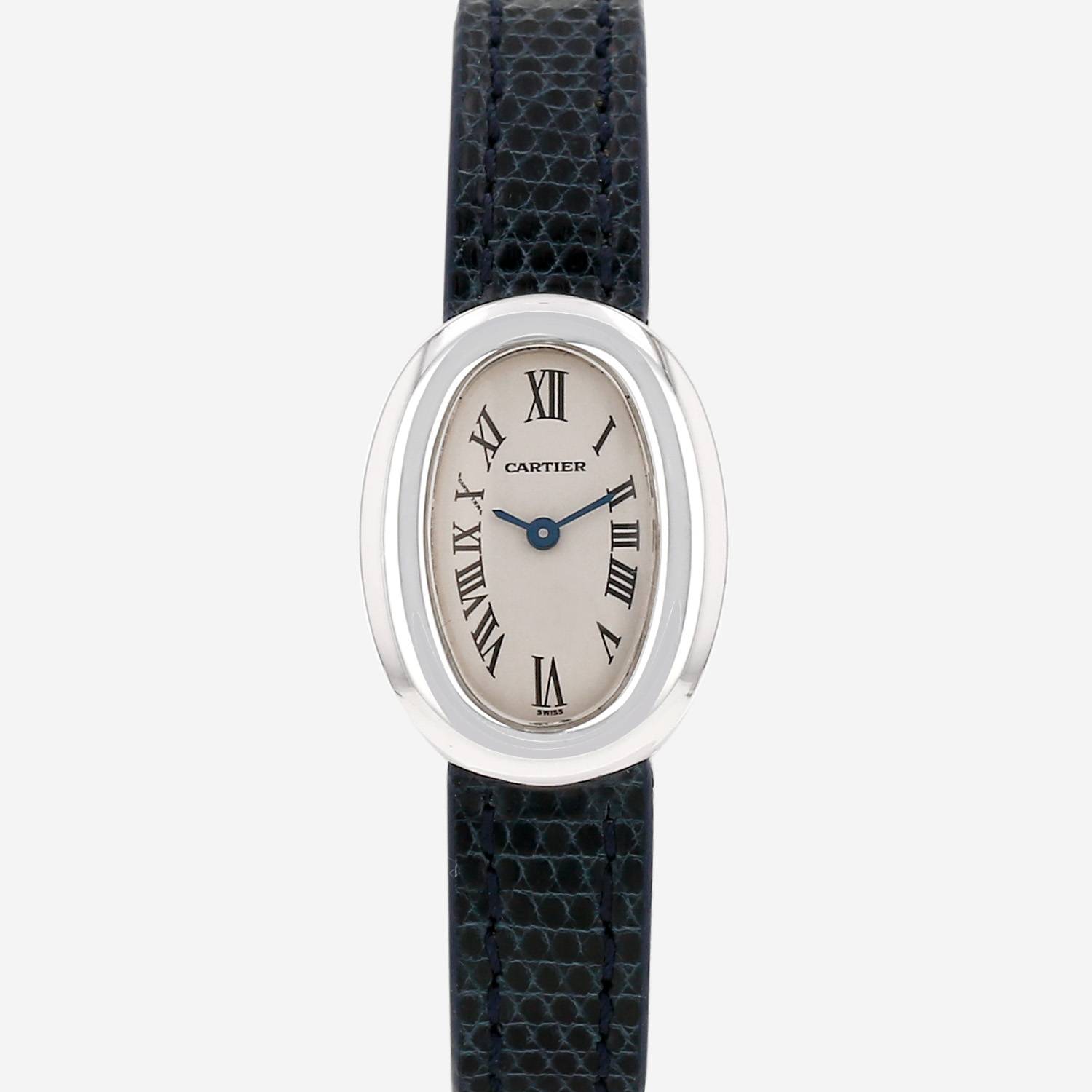 Cartier Baignoire  mini  in white gold Ref: Cartier - 2369  Circa 1990