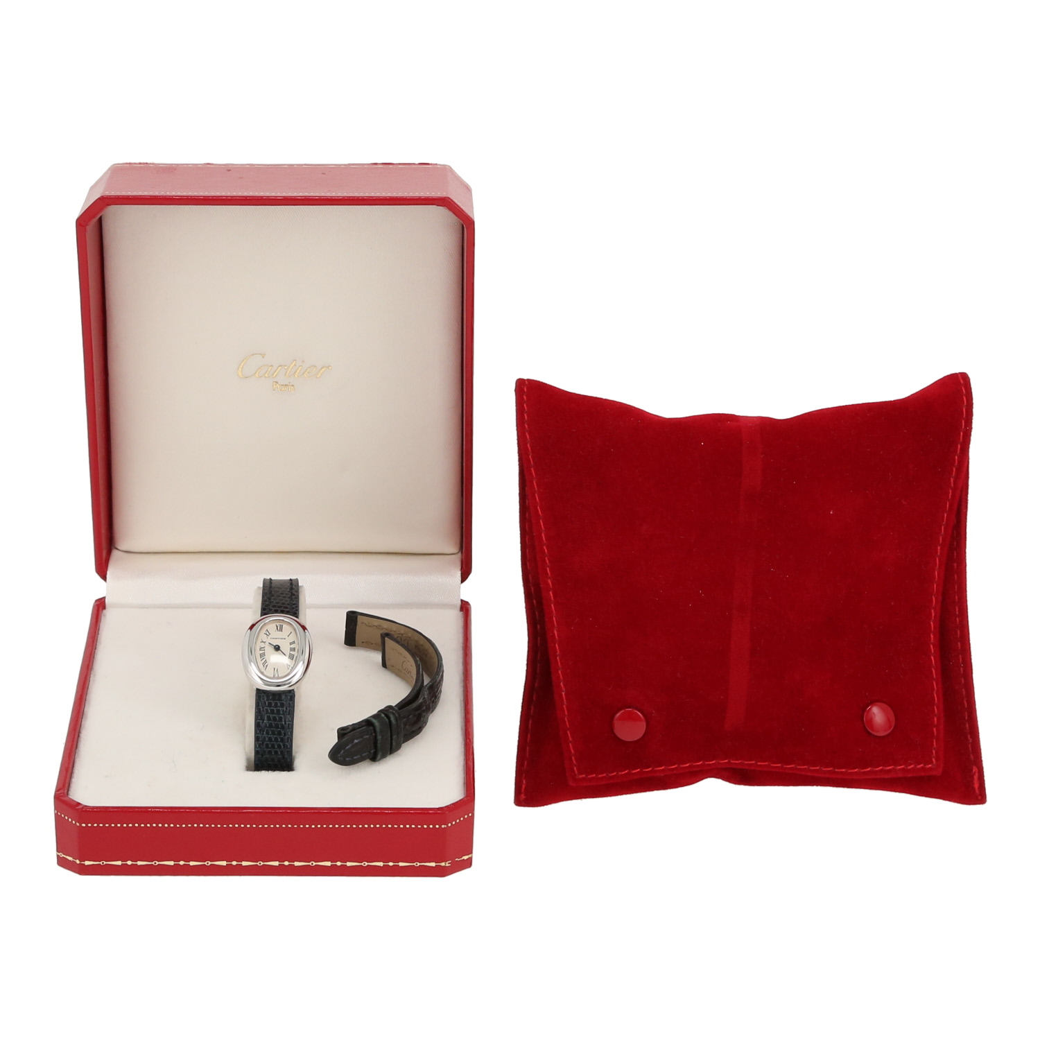 Cartier Baignoire  mini  in white gold Ref: Cartier - 2369  Circa 1990