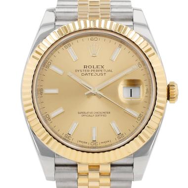 Reloj Rolex Datejust de oro y acero Circa 2010