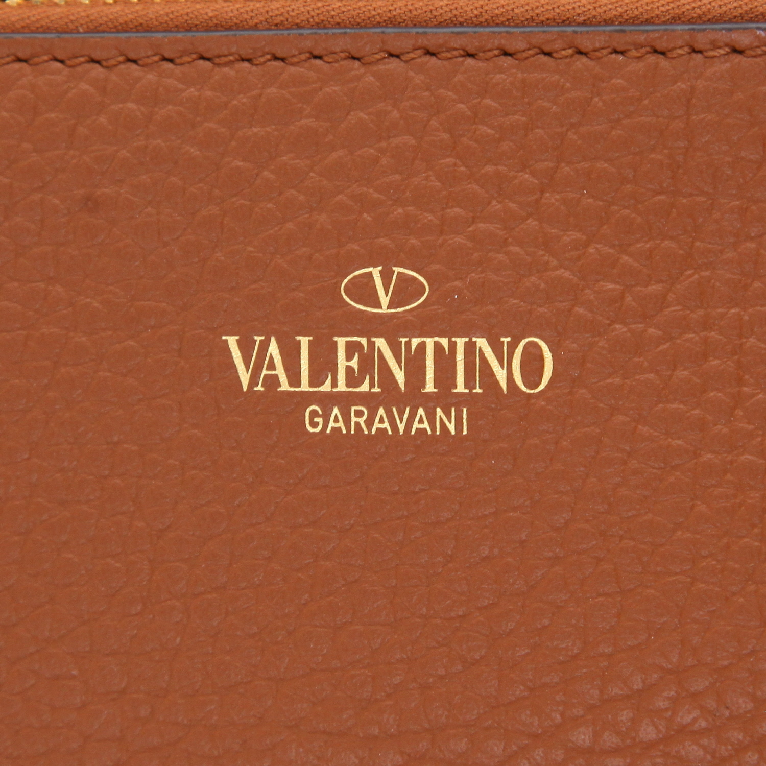 Bolso Cabás Valentino Garavani   en raffia beige y cuero marrón - Detail D2