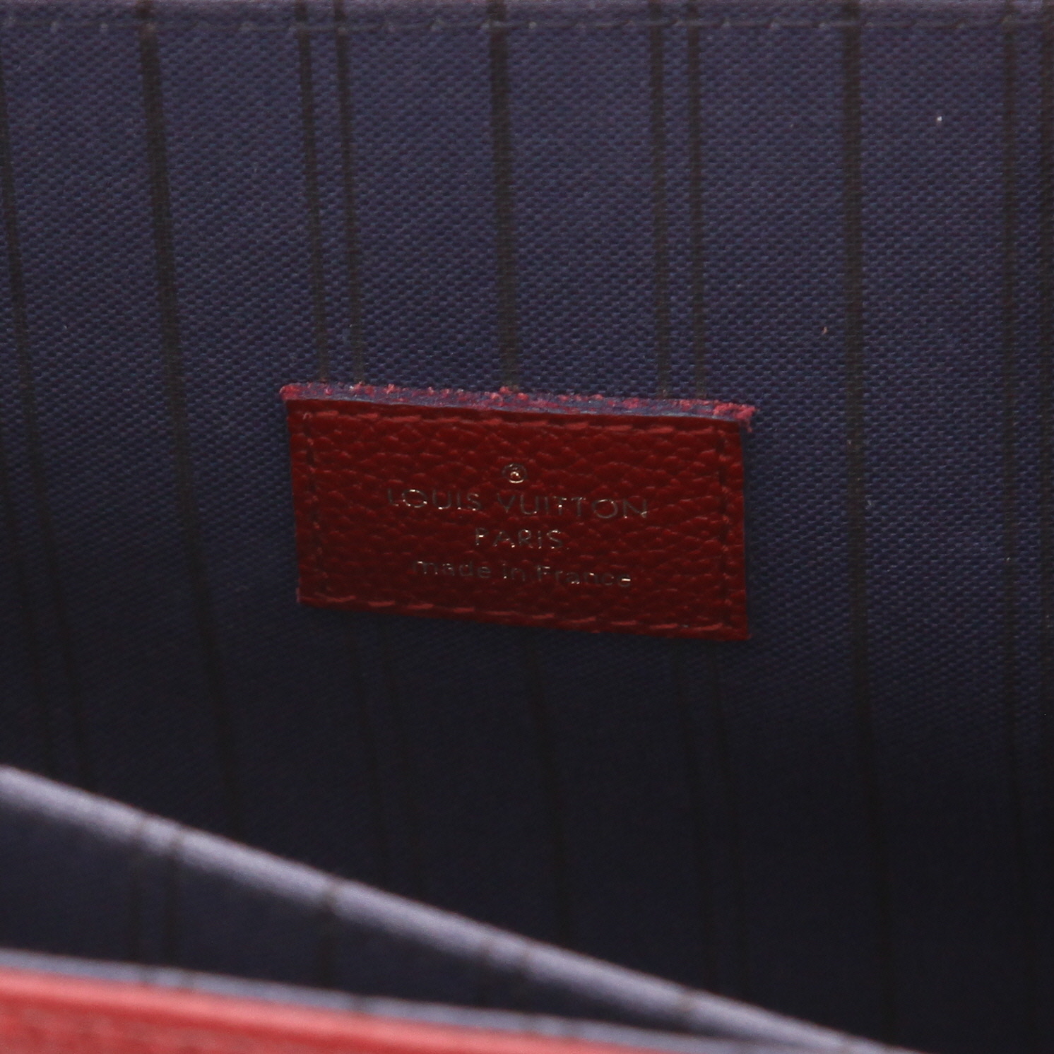 Sac bandoulière Louis Vuitton  Metis en cuir monogram empreinte bordeaux - Detail D2