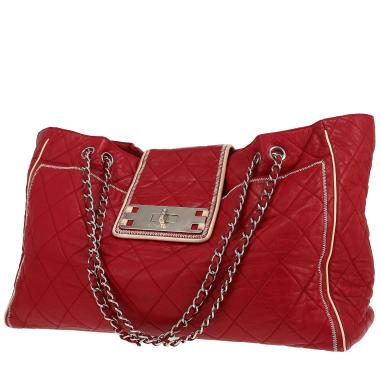 Sac à main Chanel  Vintage en cuir matelassé rouge