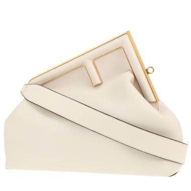 Fendi  First handbag  in beige leather