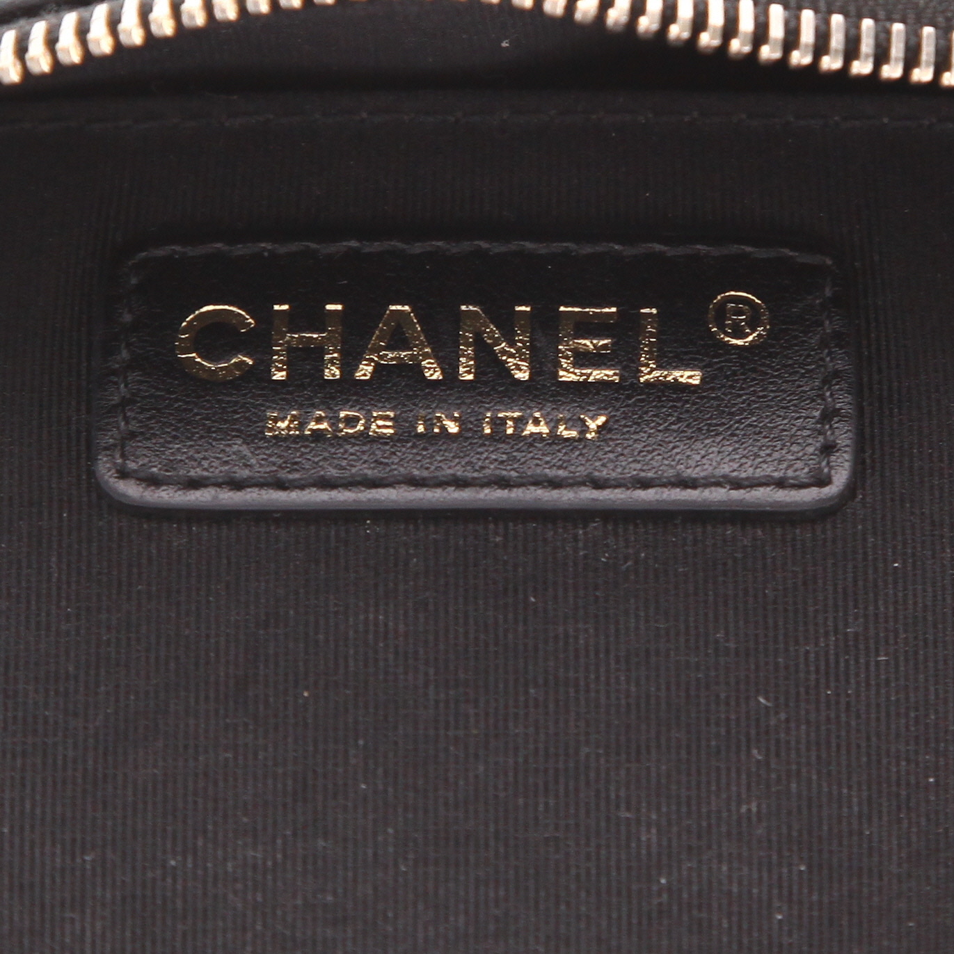 Chanel   clutch-belt  in black quilted leather - Detail D2