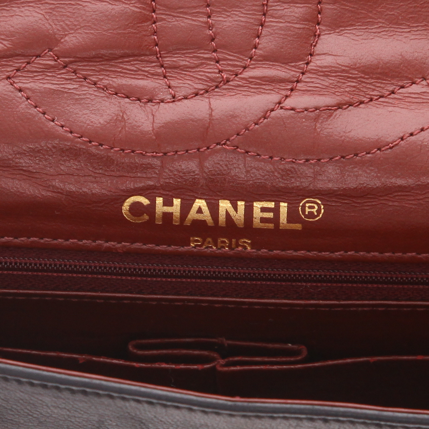 Chanel  Vintage shoulder bag  in black quilted leather - Detail D2