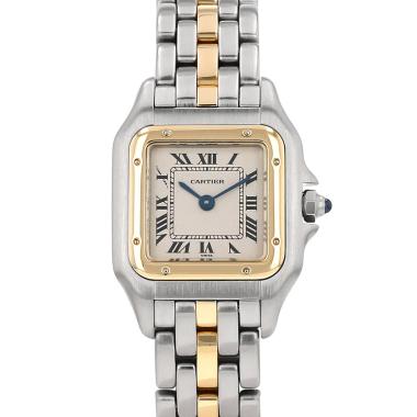 Orologio Cartier Panthère modello piccolo  in oro e acciaio Circa 1990