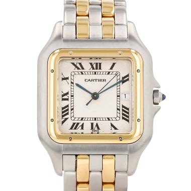 Cartier Panthère  large model  in gold and stainless steel Ref: Cartier - 8395  Circa 1990