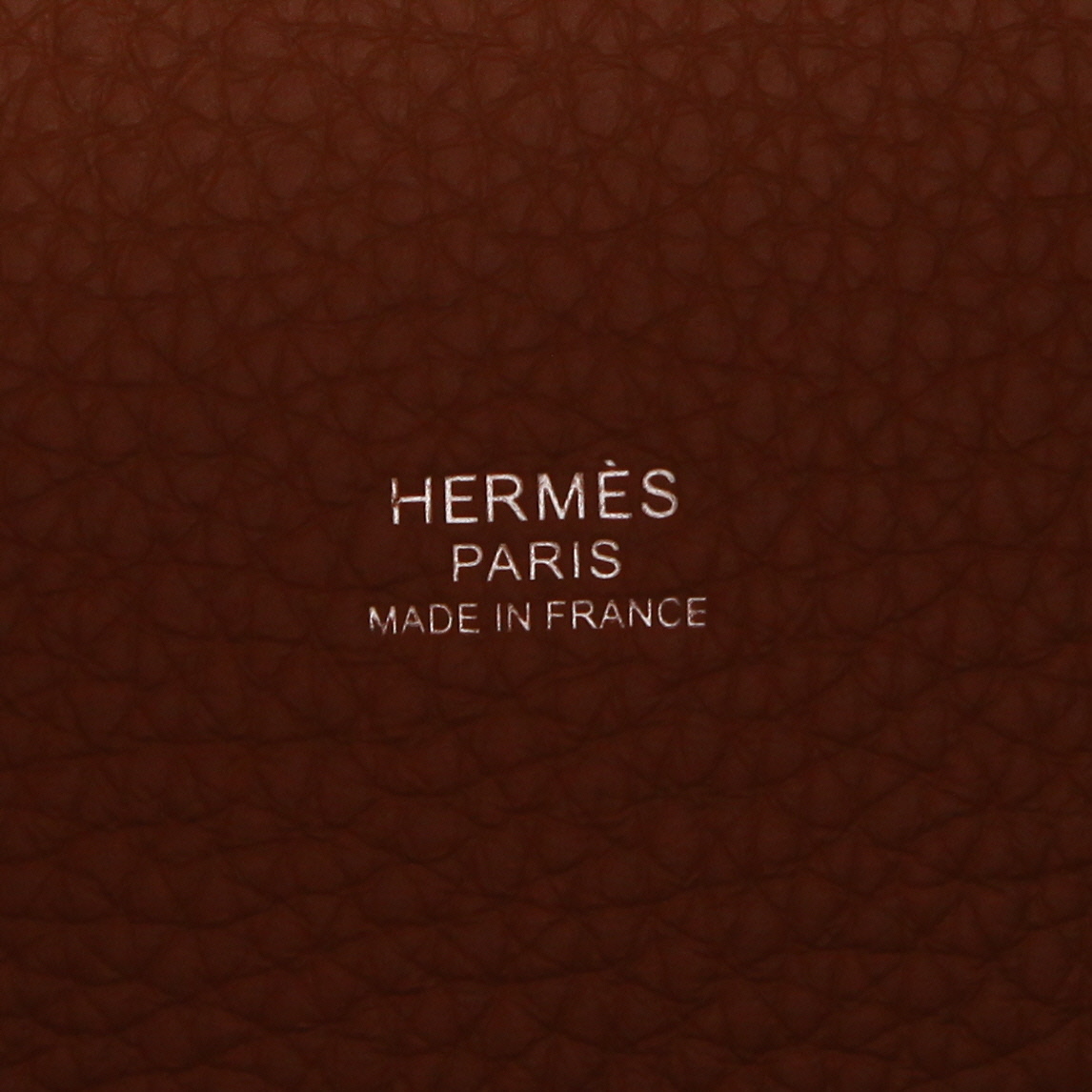 Bolso de mano Hermès  Picotin 22 cm en cuero taurillon clémence color oro - Detail D2