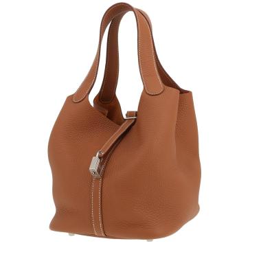 Borsa Hermès  Picotin 22 cm in pelle taurillon clemence gold
