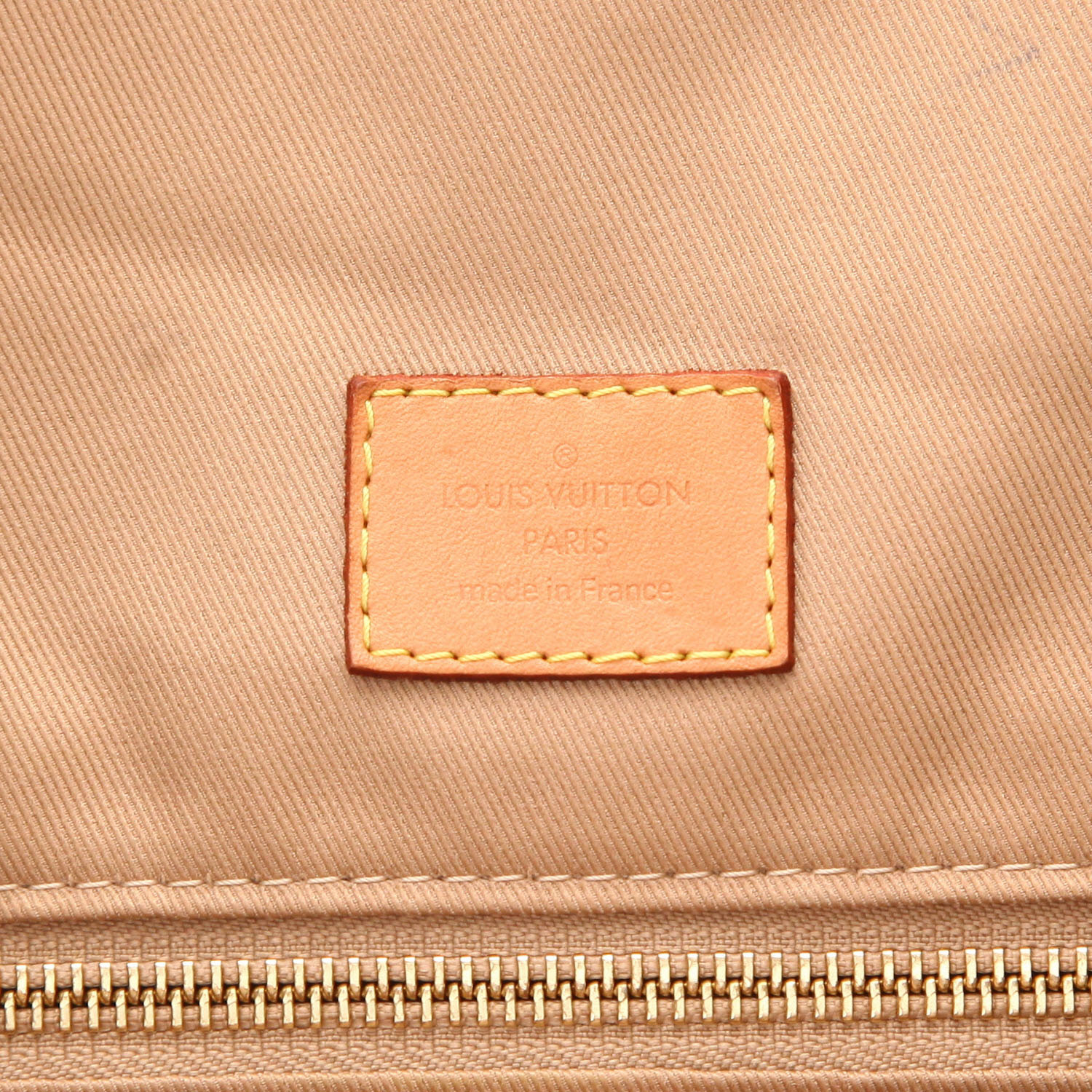 Sac à main Louis Vuitton Graceful en toile monogram marron et cuir naturel - Detail D2