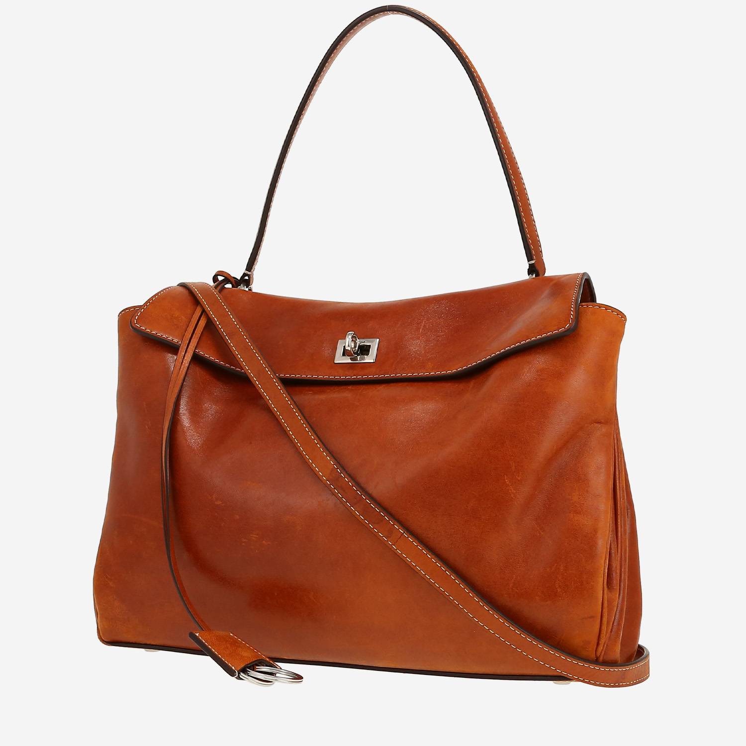 Borsa Balenciaga  Rodeo in pelle marrone