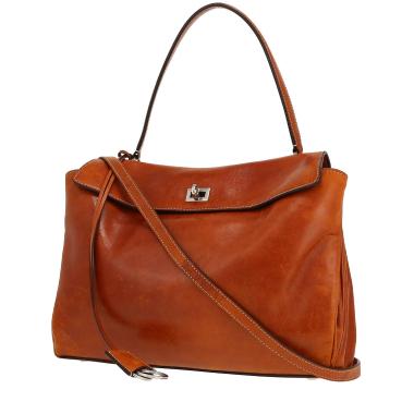 Bolso de mano Balenciaga  Rodeo en cuero marrón