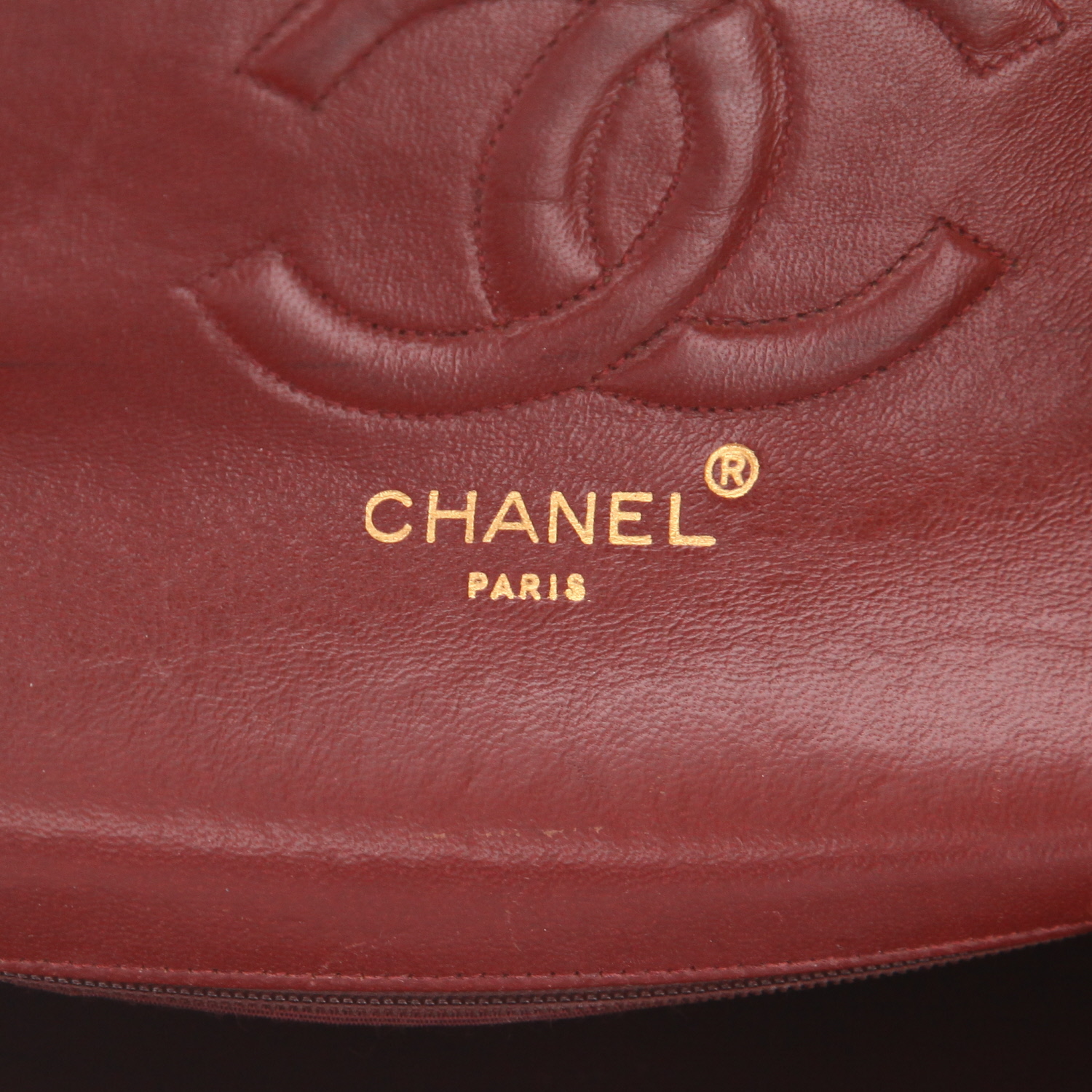 Borsa Chanel  Vintage in pelle trapuntata nera - Detail D2