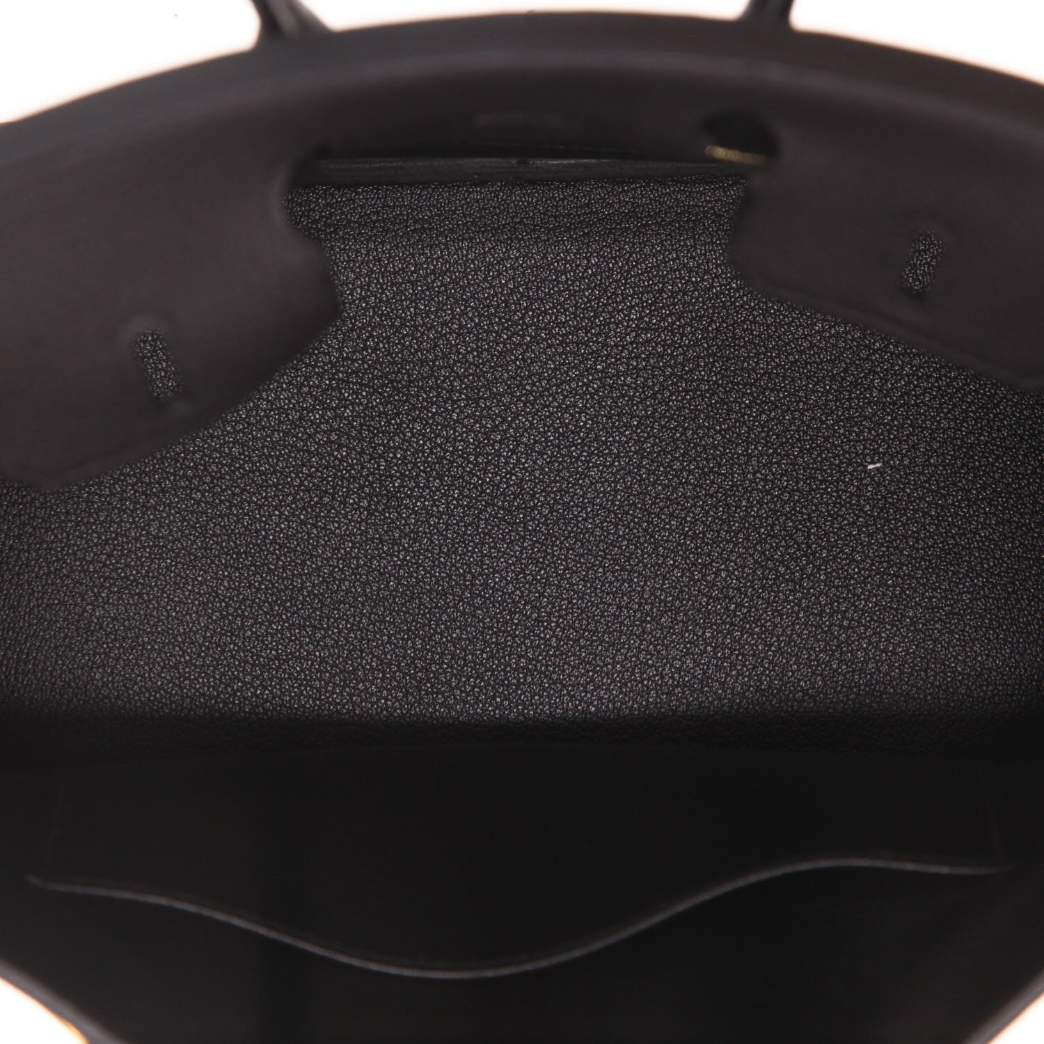 Sac à main Hermès  Birkin 25 cm en cuir togo noir - Detail D3