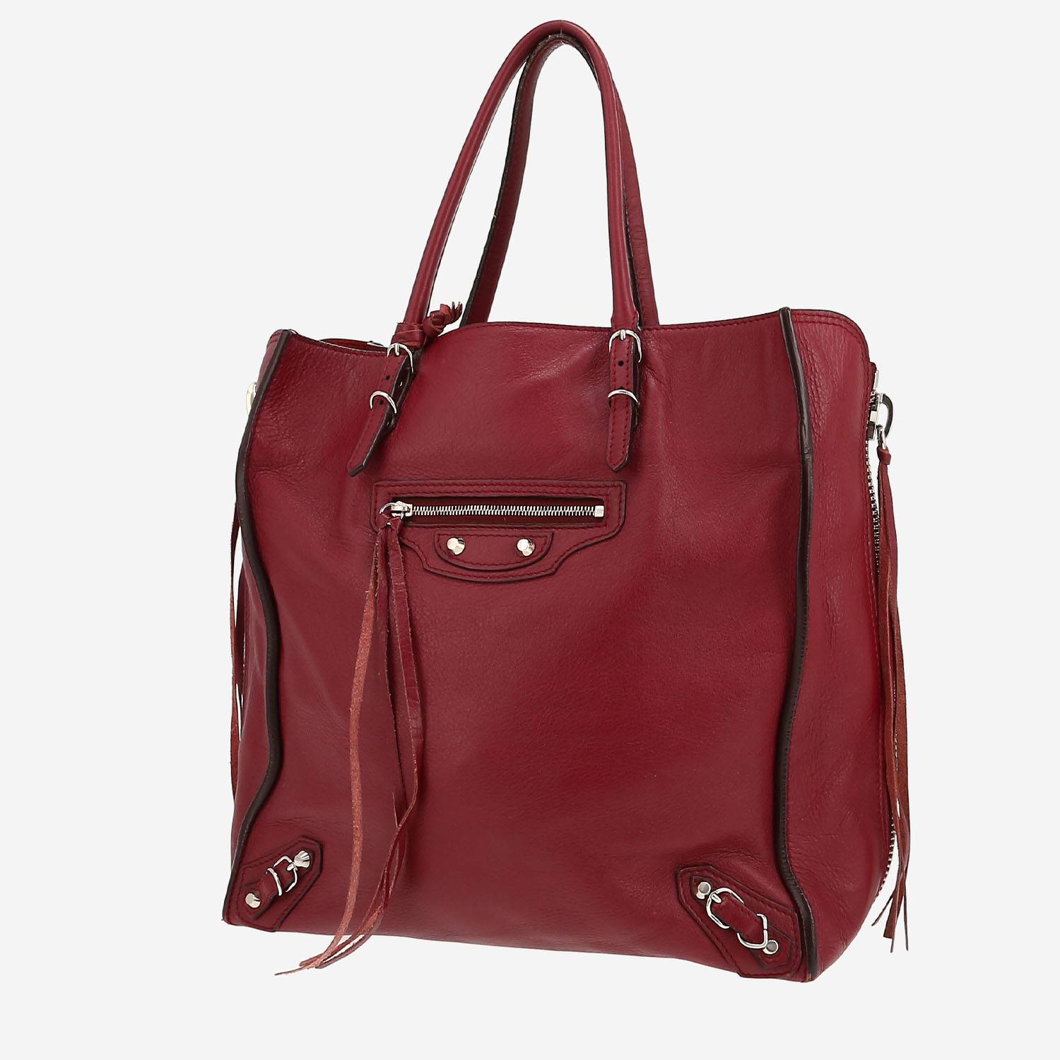 Shopping bag Balenciaga  Papier A4 in pelle liscia bordeaux