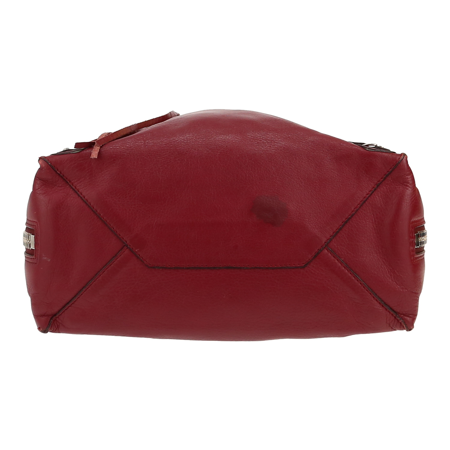 Shopping bag Balenciaga  Papier A4 in pelle liscia bordeaux - Detail D1
