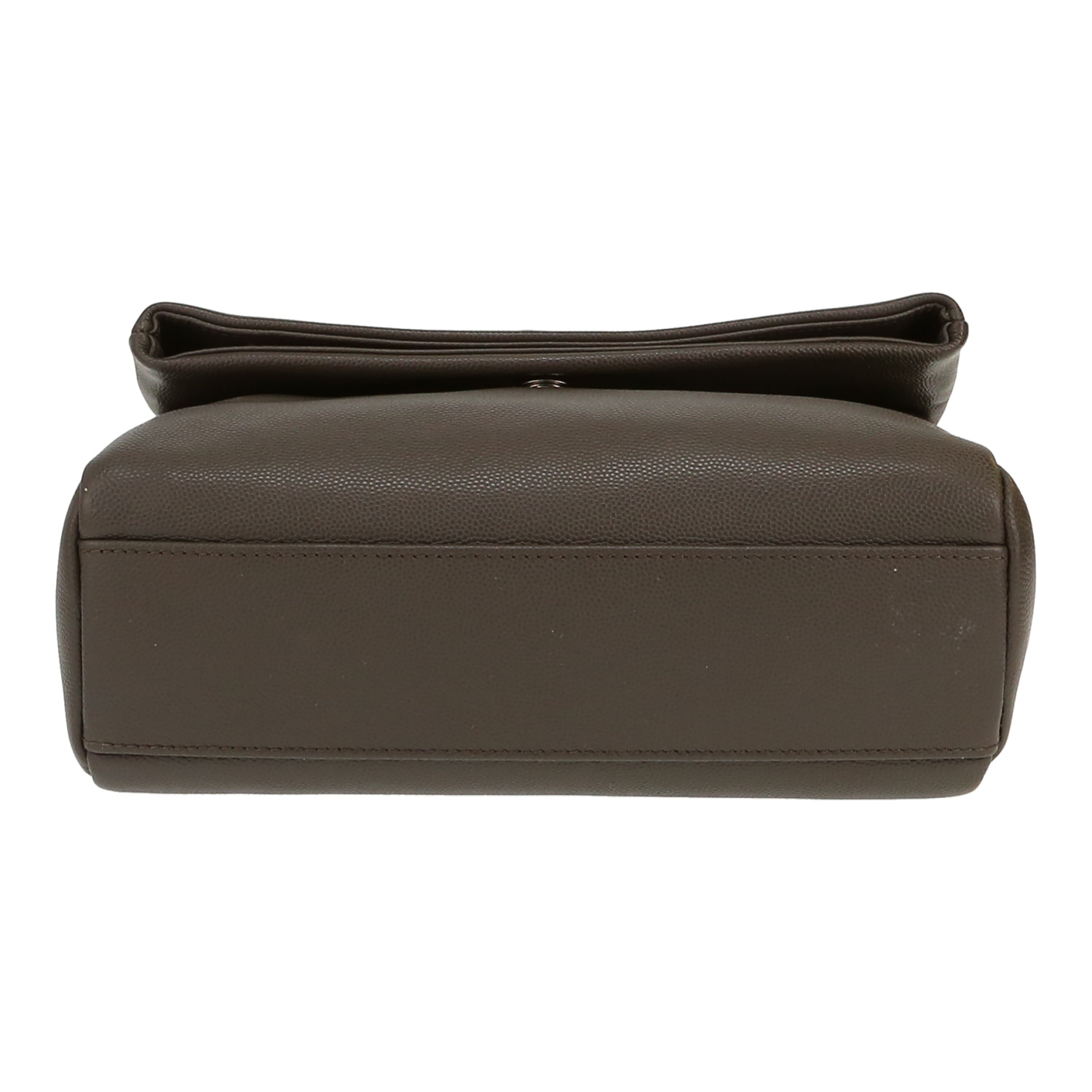 Saint Laurent  West Hollywood shoulder bag  in grey grained leather - Detail D1