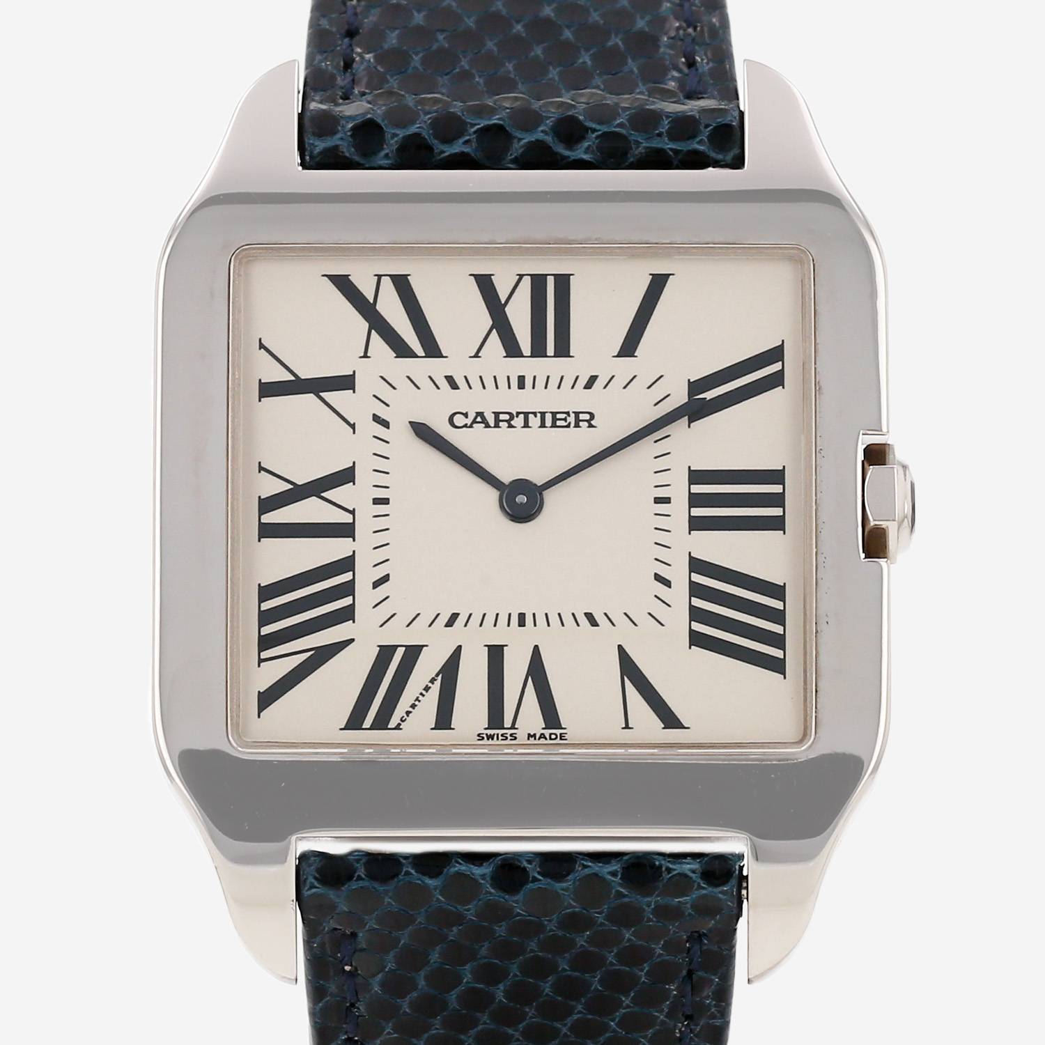 Reloj Cartier Santos-Dumont de oro blanco Ref: Cartier - 2651  Circa 1990