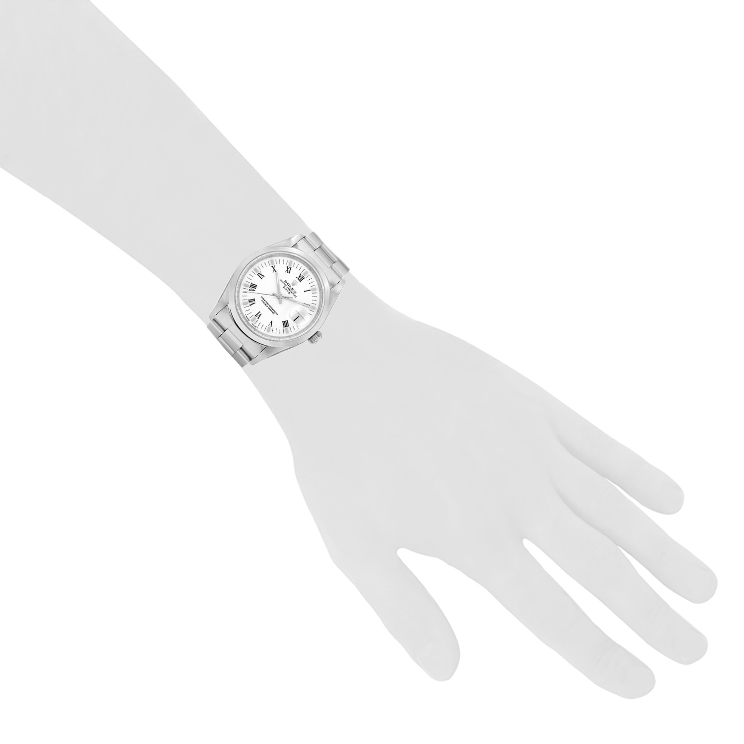 Orologio Rolex Oyster Perpetual Date in acciaio Ref: Rolex - 15200  Circa 1996 - Detail D1