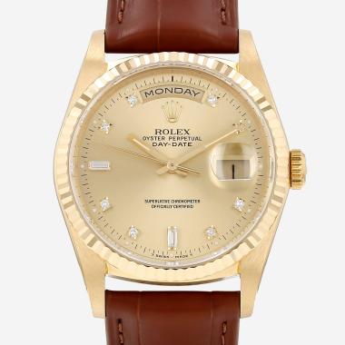 Orologio Rolex Day-Date in oro giallo Ref: Rolex - 18238  Circa 1990