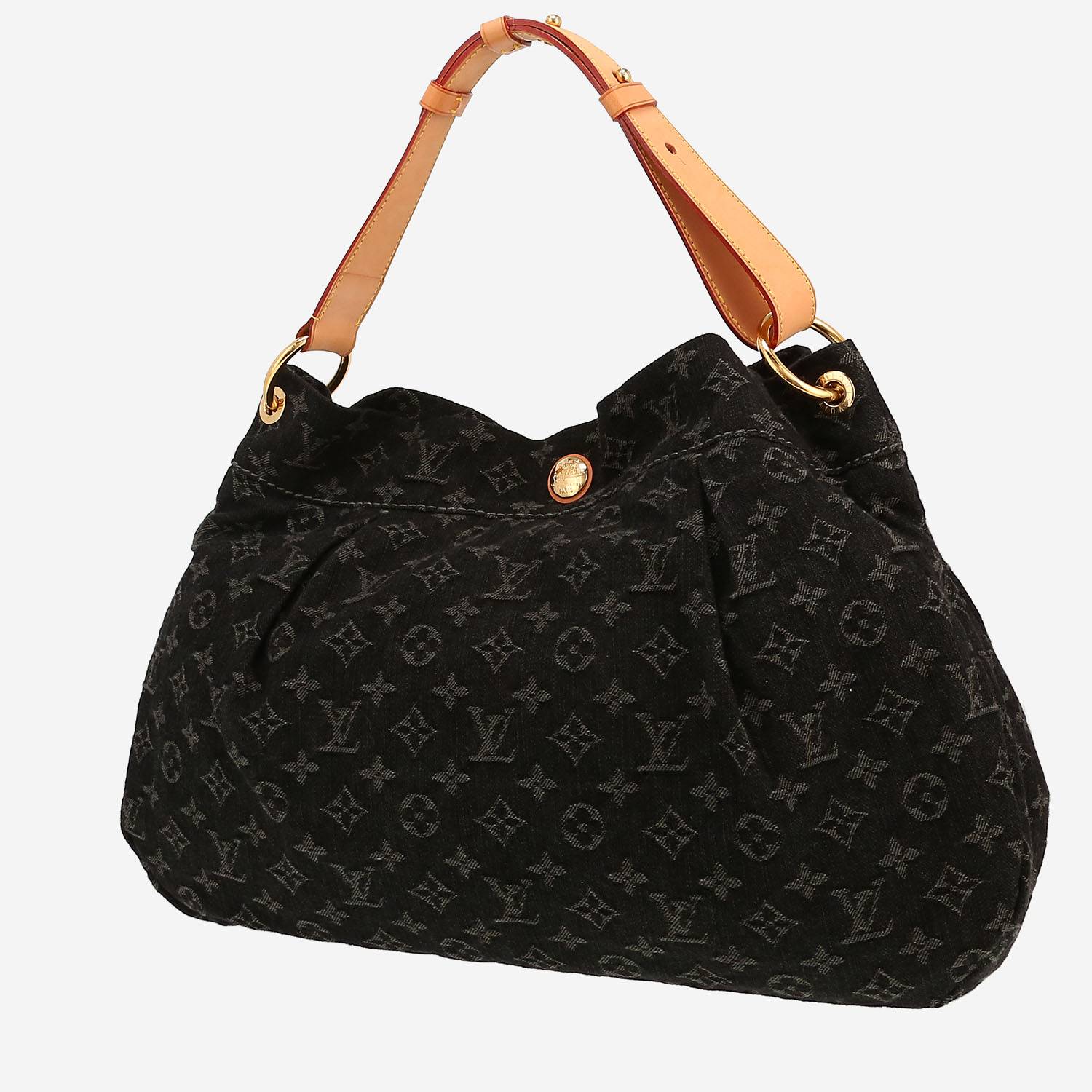 Louis Vuitton  Daily handbag  in black denim canvas