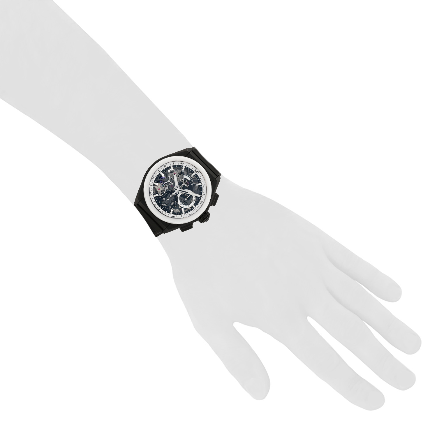 Zenith Defy El Primero  in ceramic black Circa 2022 - Detail D1