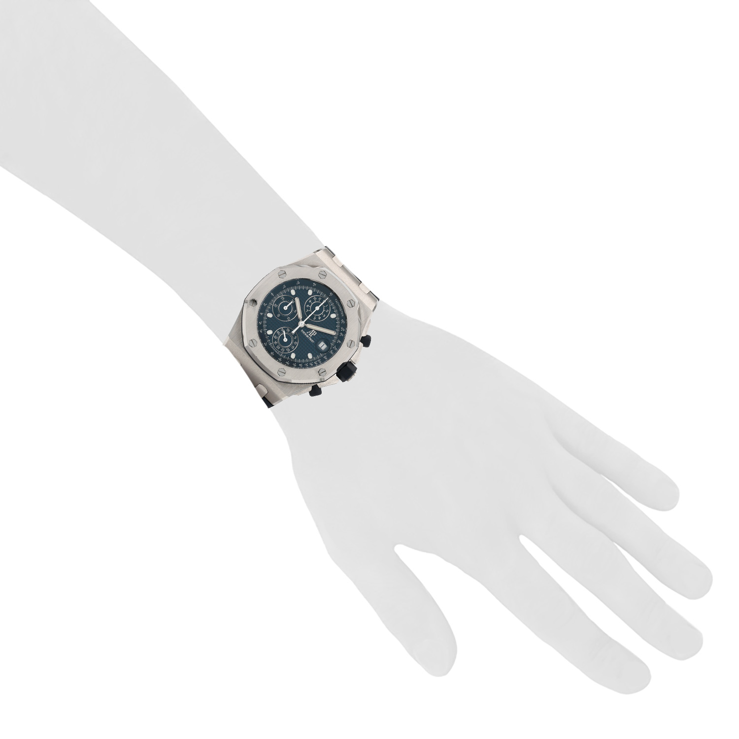 Audemars Piguet Royal Oak Offshore Chrono  in stainless steel Circa 2010 - Detail D1