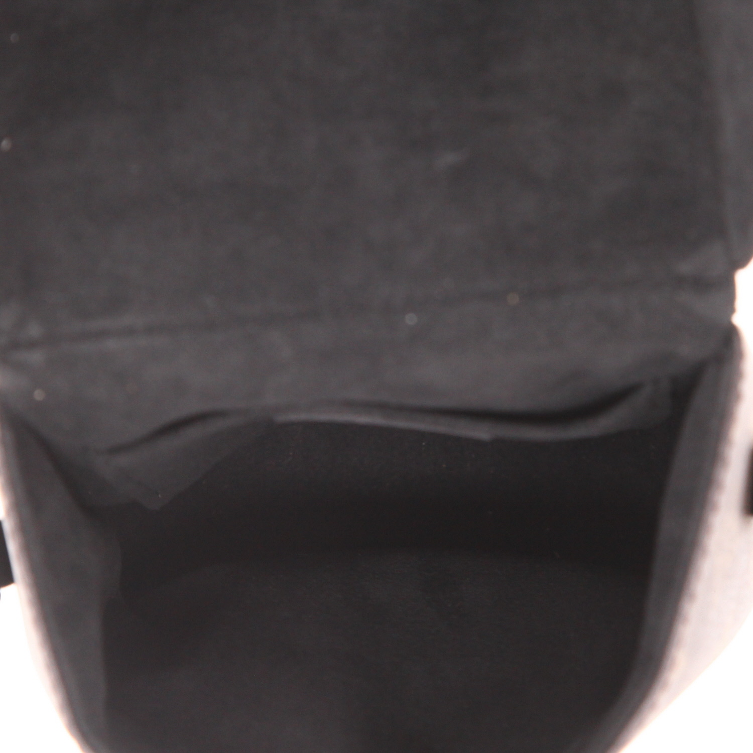 Bolso bandolera Louis Vuitton  Camera Box mini  en lona Monogram revestida marrón y cuero negro - Detail D3