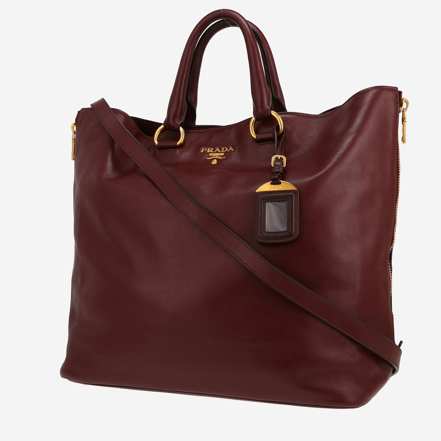 Borsa Prada   in pelle bordeaux