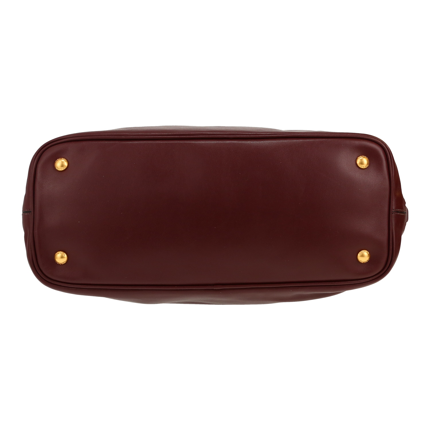 Borsa Prada   in pelle bordeaux - Detail D1