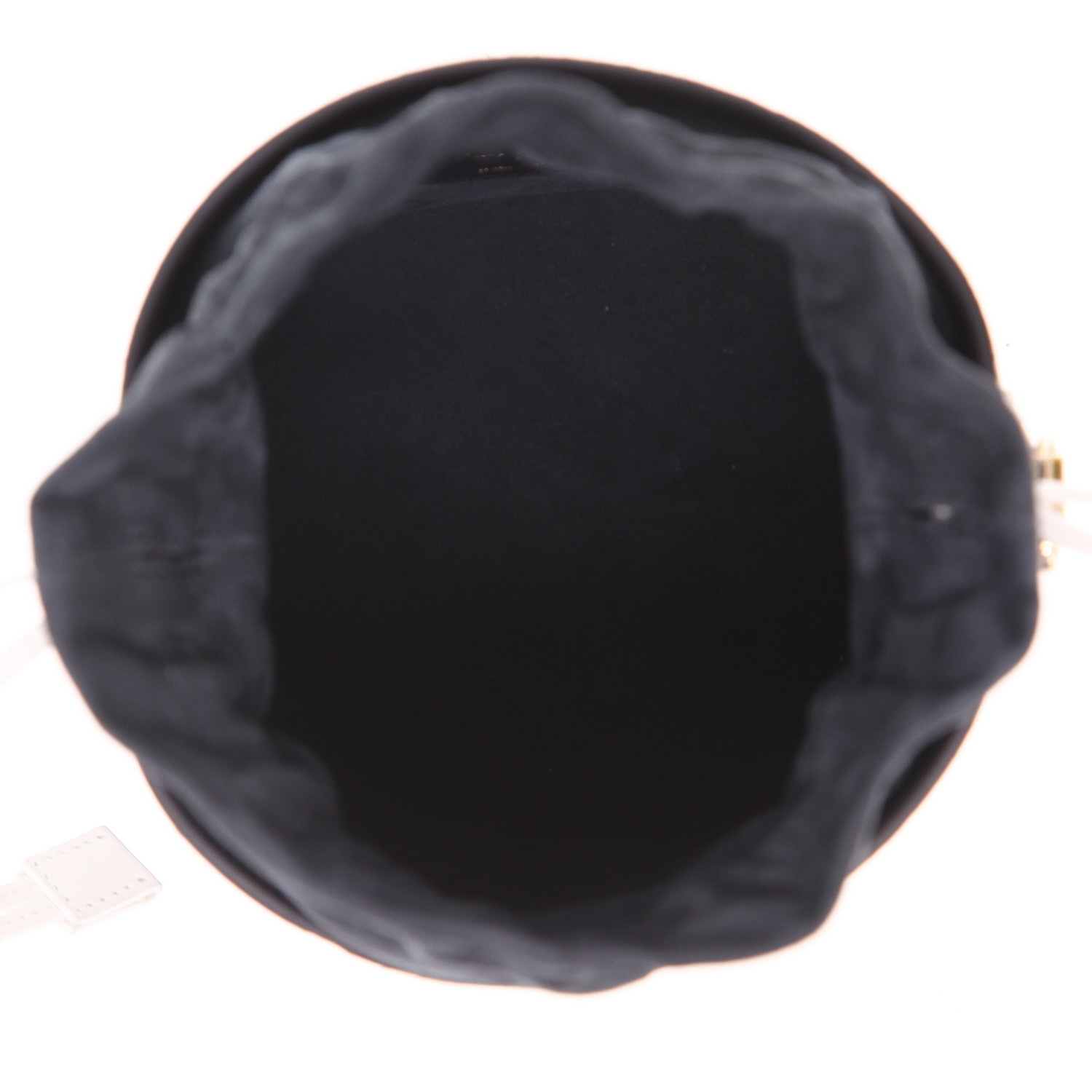 Bolso de mano Dior  Vibe Bucket en cuero azul marino y blanco - Detail D3