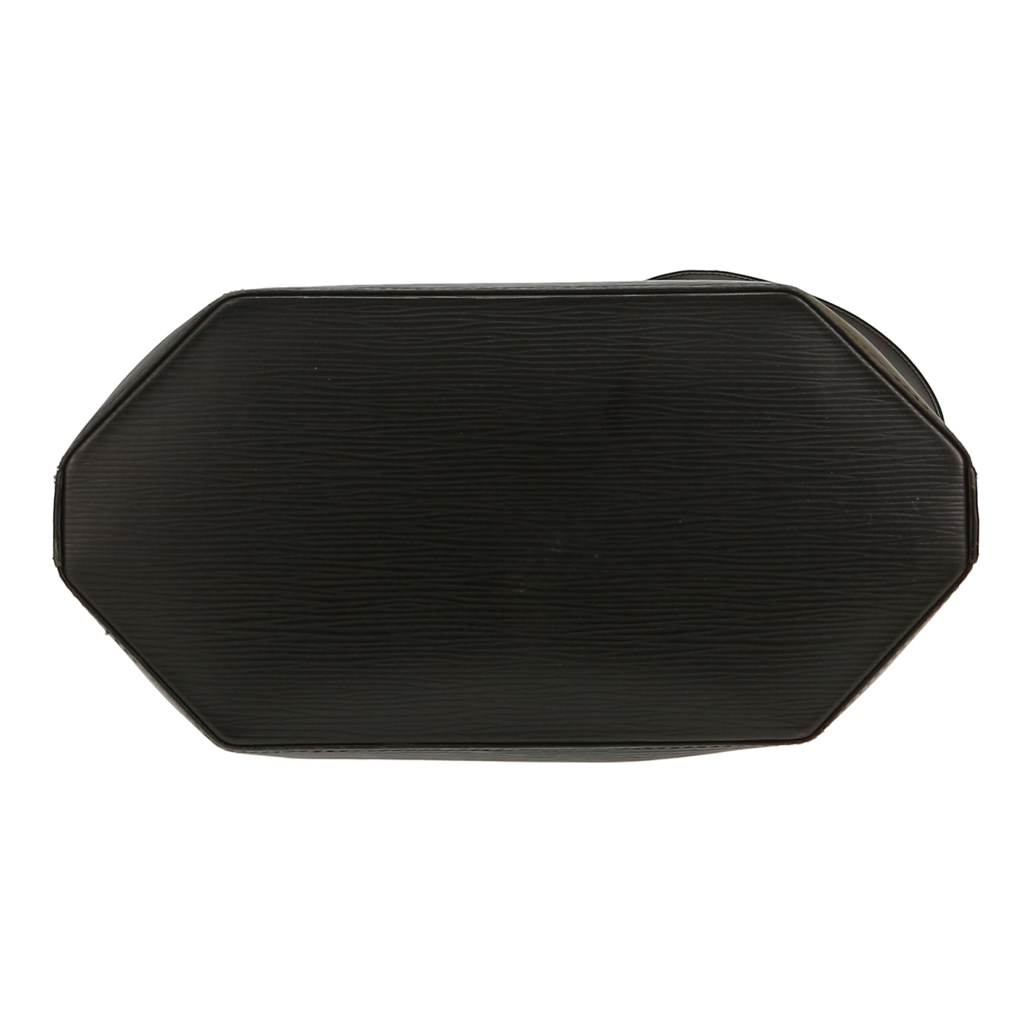 Sac à main Louis Vuitton  Sac d'épaule en cuir épi noir - Detail D1