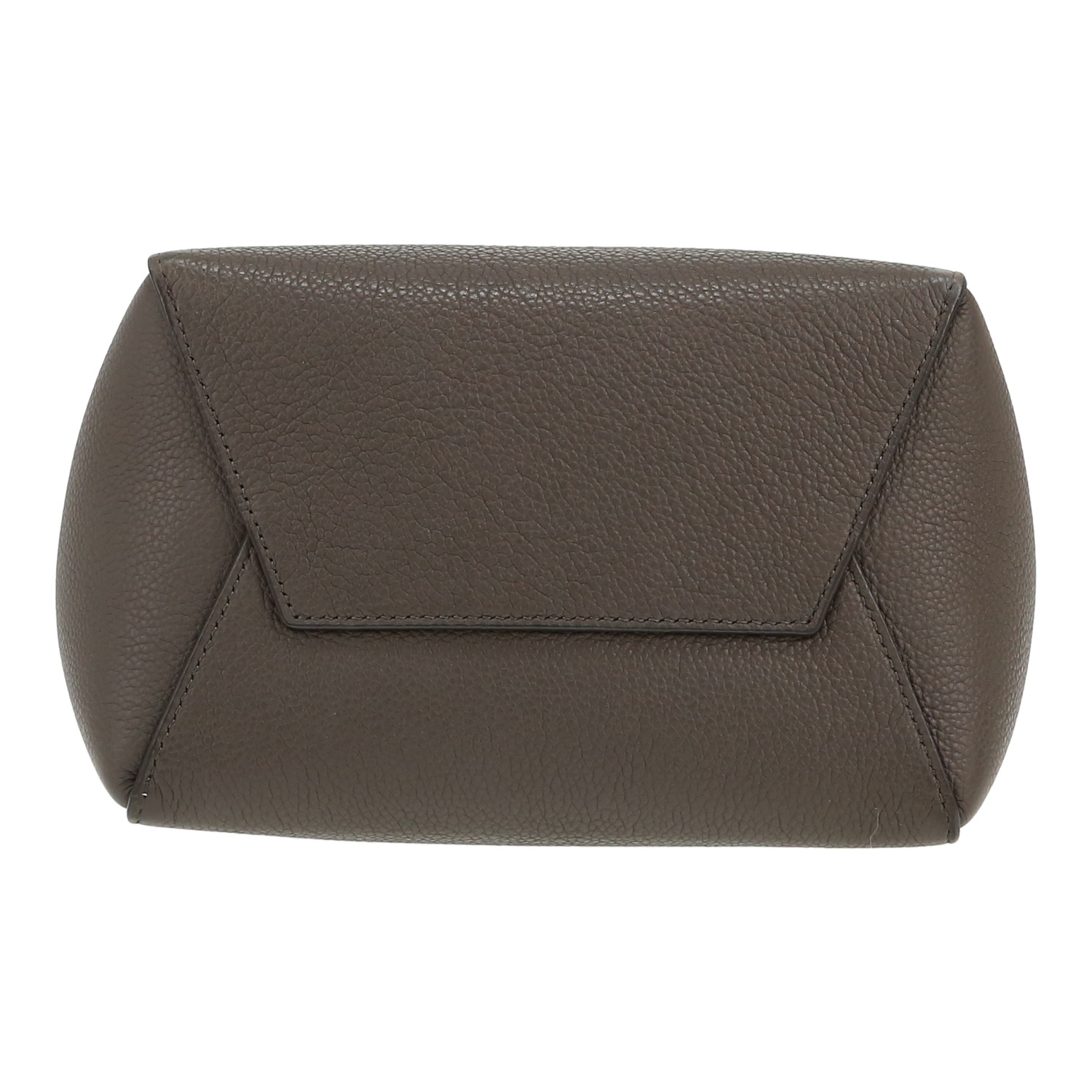 Celine  Sac Sangle handbag  in grey grained leather - Detail D1