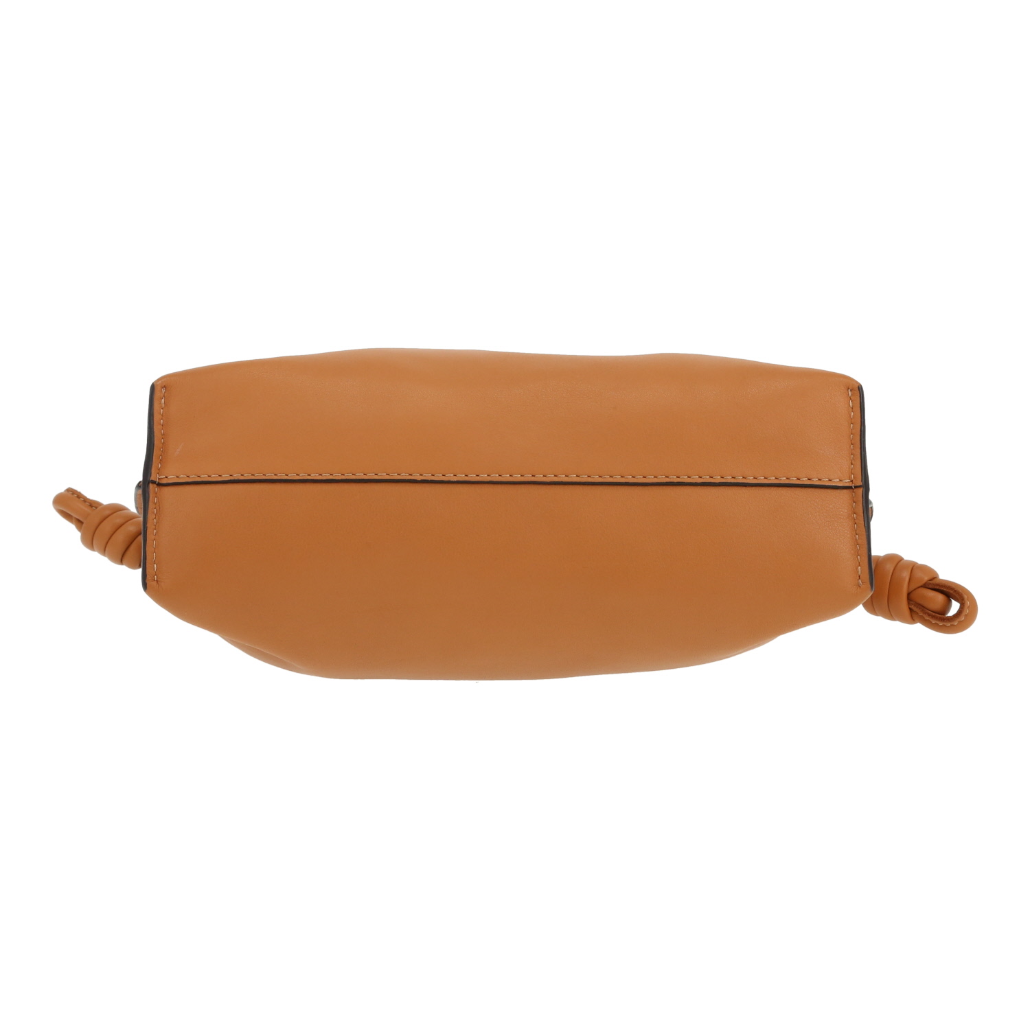 Bolso bandolera Loewe «Flamenco clutch» de piel marrón - Detail D1