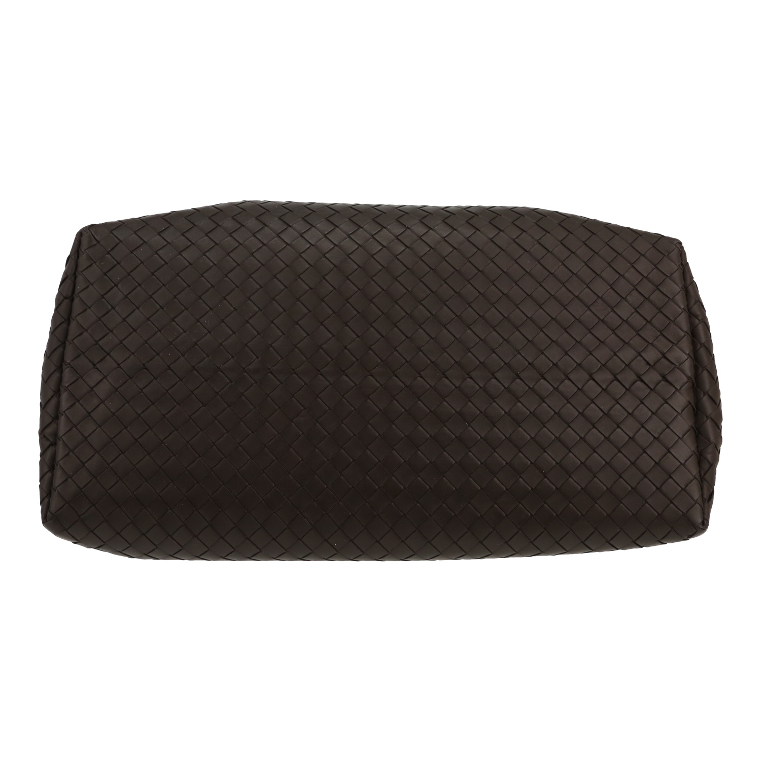 Bottega Veneta  Roma handbag  in brown intrecciato leather - Detail D1